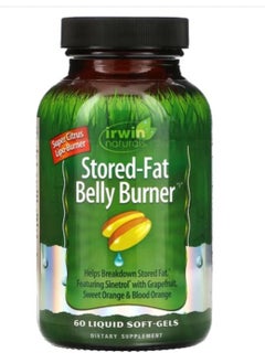 Irwin Naturals Stored-Fat Belly Burner  60 Liquid  Soft gels 