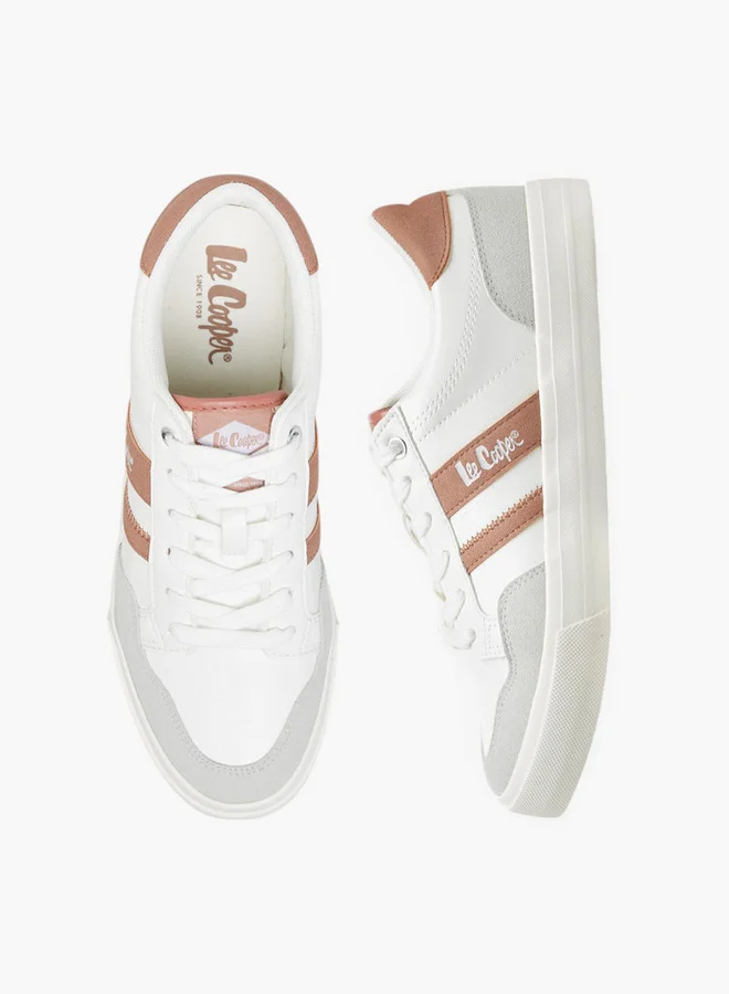 Lee Cooper Women's Panelled Lace-Up Sneakers
