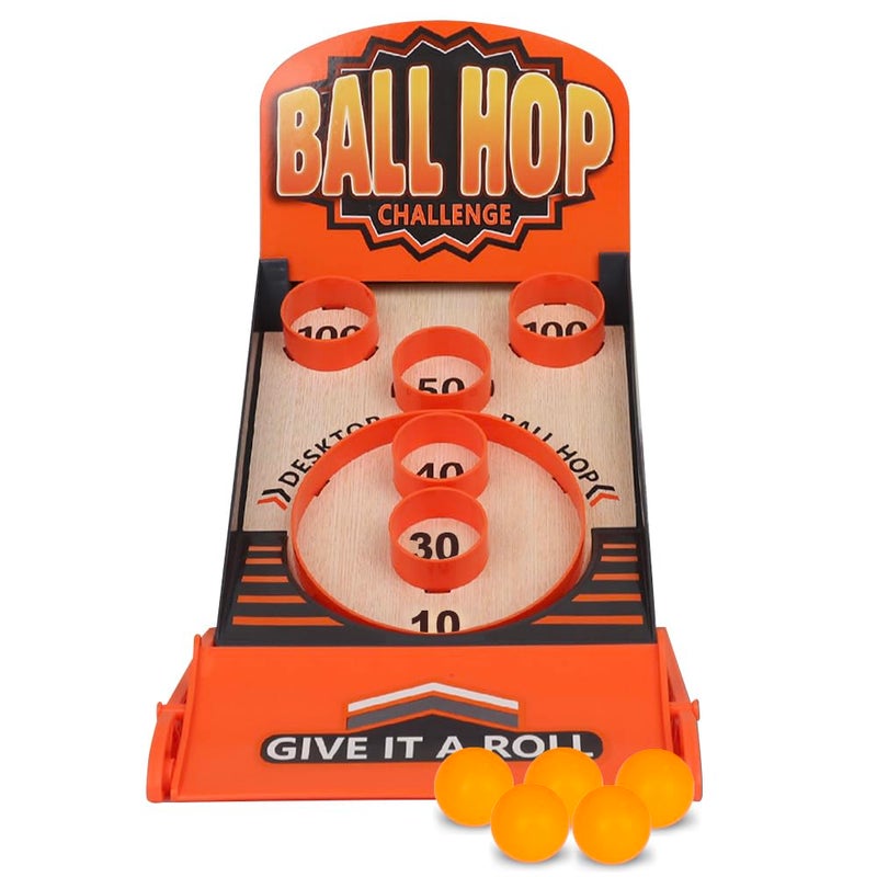 Point Games Ball Hop Game Collapsible Arcade Games Solo or Team Home Tabletop Game for Party Activity Birthday Easy Setup Small - Image 3