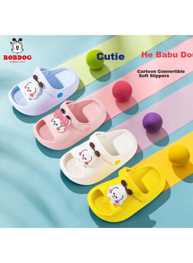 Bobdog Children's Slippers Boys And Girls Baby Soft Sole Indoor And Outdoor Summer Sandals Shrimp Pink Size 140 - Image 5