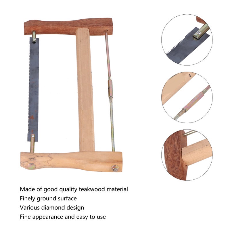 Frame Saw Blade Replacement Carpenter Hand Bow Wood Cutting Tool Woodworking HardwareM (490mm) - Image 2