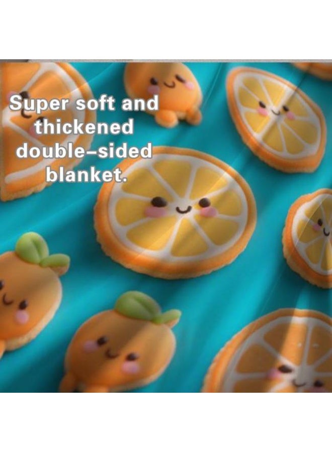 عام بطانية رقيقة من الفانيلا الكرتونية للأطفال والرضع (دافئة ومريحة، ومناسبة للنوم والألعاب) 70 سم * 100 سم - Image 5