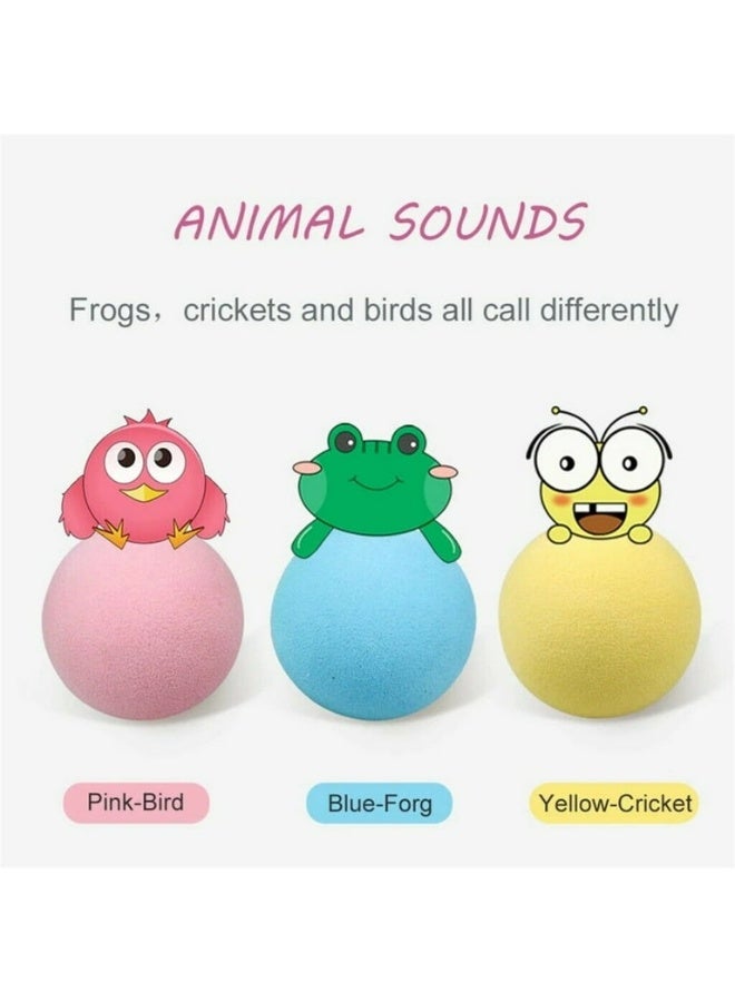 Interactive Cat Toy Balls with Animal Sounds, smart cat toy that produces attractive sounds when moving, stimulation and entertainment balls for indoor cats, lightweight and safe, suitable for all cat sizes - Image 5