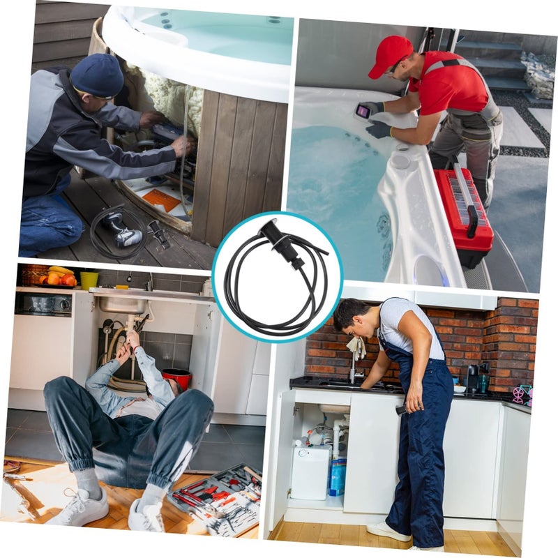 3 Pcs Air Activated Pneumatic Button For Garbage Disposers Stainless Steel Easy Install - Image 4