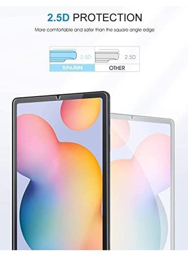 Aookay - Pack Screen Protector Compatible With Samsung Galaxy Tab S6 Tab S5E 10.5 Inch 9H Hardness Tempered Glass With SP En Compatible Scratch Resistant Bubble Free Tab S6 Tab S5E Clear - Image 1
