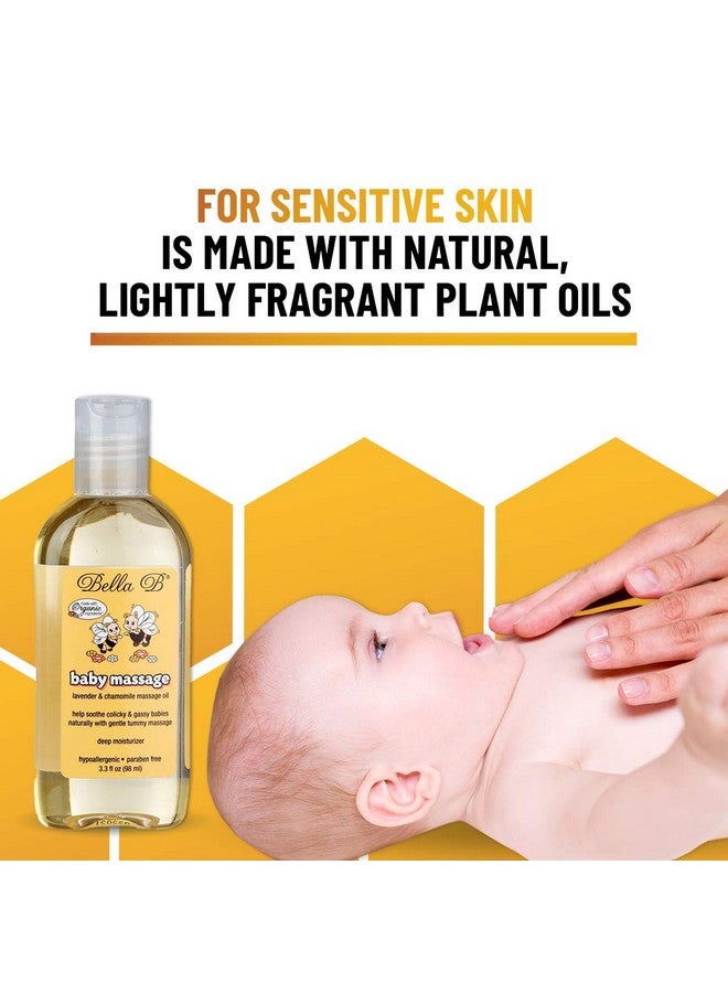 BELLA B Baby Massage Oil 3.3 oz - Baby Oil Organic - Infant Massage Oil Baby - Baby Massage Oil Organic - Organic Baby Oil Lavender - Lavender Baby Oil - Massage Oil Organic for Infants - Image 4