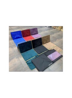 Mosdad carpet is easy to carry for mosques. It can be used in retreat, pilgrimage and Umrah to relax or park 110 cm long width 55 cm