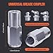 TriLink Grease Gun Coupler 4Pack 18 NPT Standard Grease Gun Tips 4Jaw Secure Locking Grease Gun Fittings Durable Grease Coupler Nozzle Grease Coupling Ends for Most Grease Guns and Zerk Fittings - Image 3