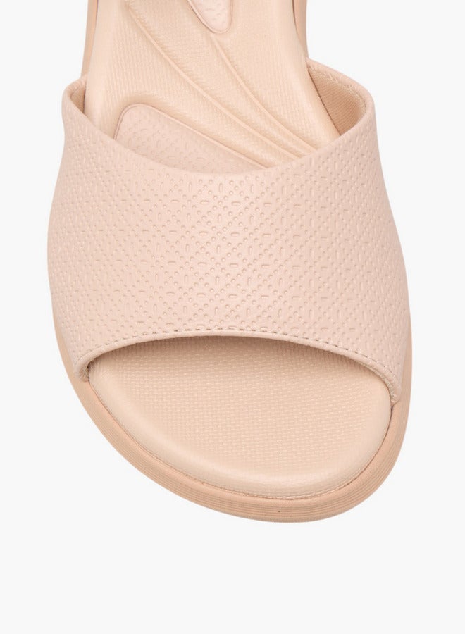 Piccadilly Women's Textured Comfort Sandals with Buckle Closure - Image 4