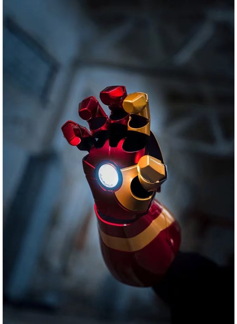 AVENGERS Iron Man MK42 Jarvis Voice Control Deformable Wearable Gauntlet, 1:1 Wearable Armor Replica Collectible Toy & Desktop Statue - Image 2