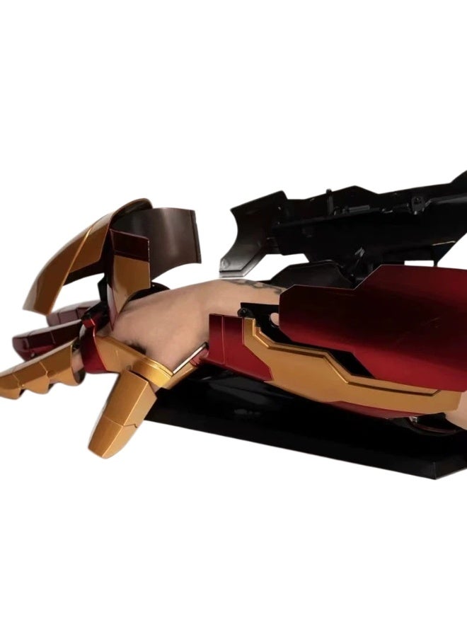 AVENGERS Iron Man MK42 Jarvis Voice Control Deformable Wearable Gauntlet, 1:1 Wearable Armor Replica Collectible Toy & Desktop Statue - Image 4