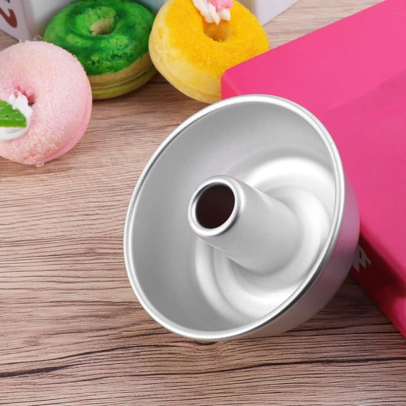 comfrt Angel Food Cake Pan Non- Stick Chiffon Tube Pan Donut Mold Doughnut Baking Pan Cake Mold Baking Tins for Cake Biscuit Bagels Muffins Baking 94X48mm - Image 4