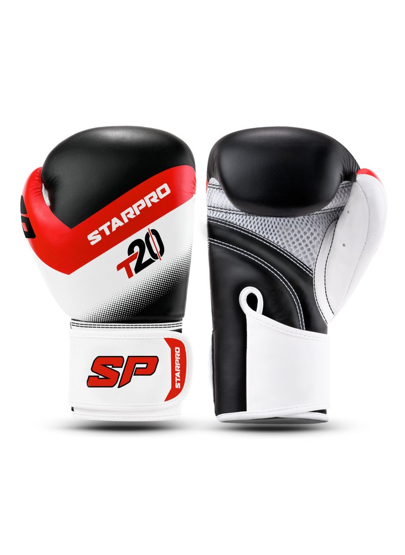 Starpro - Junior T-20 Boxing Gloves | Blue Pink And White | For Youth Training And Sparring In Boxing Kickboxing Fitness And Boxercise | Kids 4Oz 6Oz - Image 1