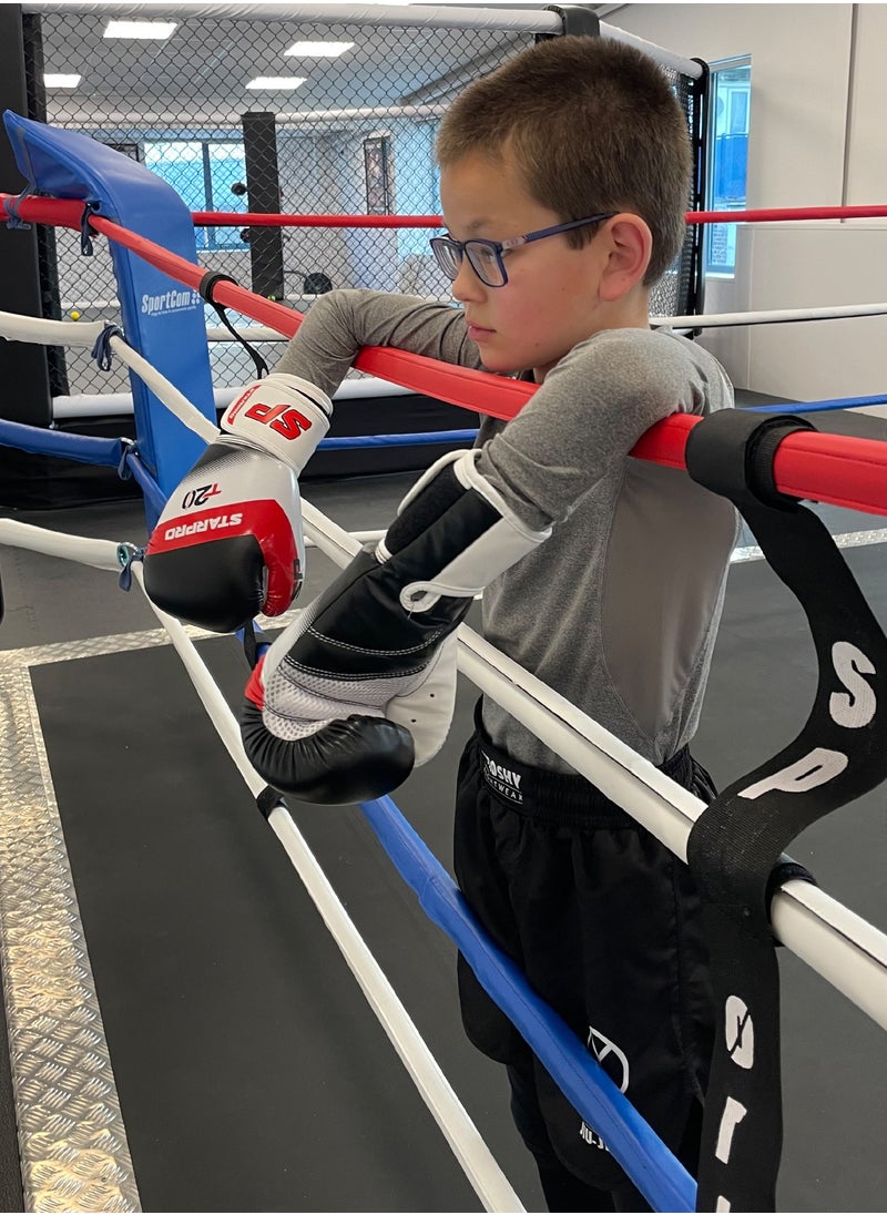 Starpro - Junior T-20 Boxing Gloves | Blue Pink And White | For Youth Training And Sparring In Boxing Kickboxing Fitness And Boxercise | Kids 4Oz 6Oz - Image 1