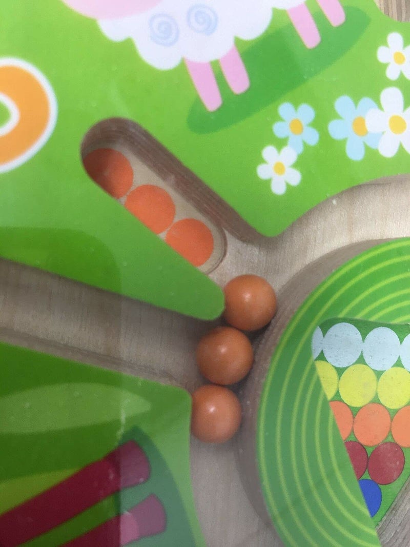 HABA Number Maze Magnetic Game STEM Toy Encourages Color Recognition, Fine Motor & Counting - Image 3