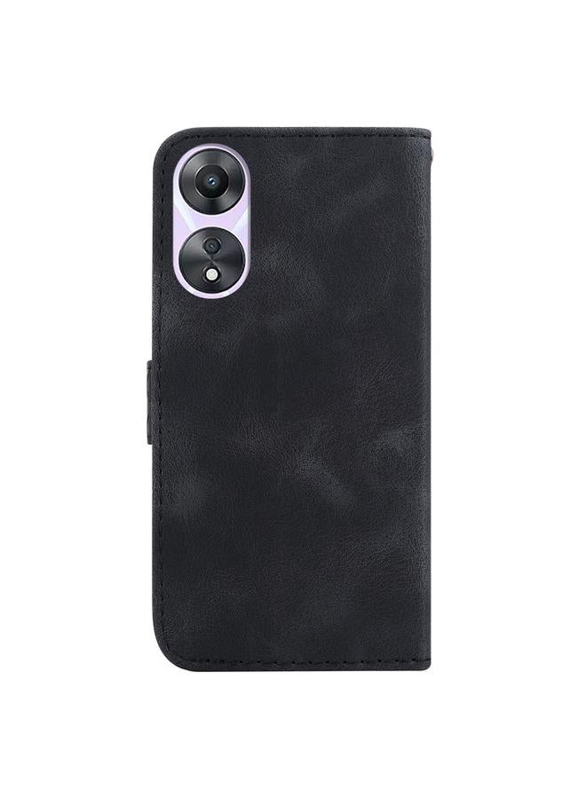 اس-توب جراب لهاتف OPPO A78 4G جراب هاتف جلدي منقوش على شكل سبعة أشكال - Image 3
