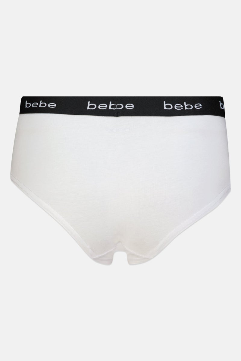 bebe Women 3 Pieces Brand Logo Booty Panties, Multicolor - Image 4