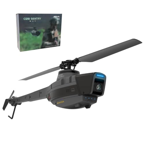 Luminda C128 Scout Drone with 1080P Camera Military Remote Control Helicopter 24G Aerial Vehicle Reconnaissance Take OffLanding 6Axis Gyro
