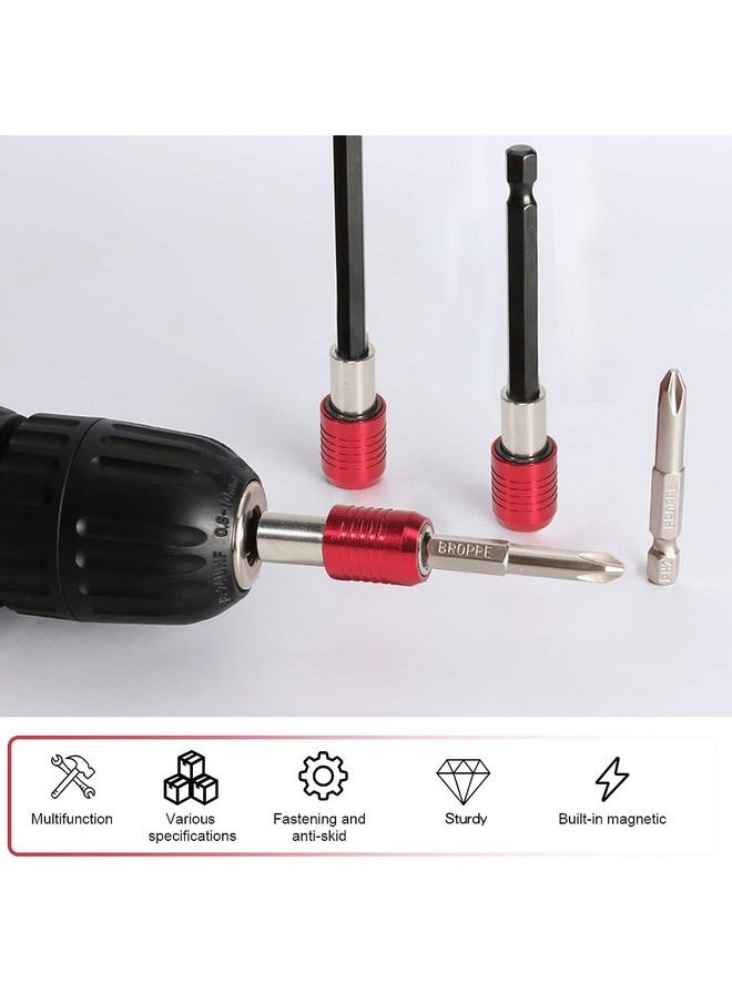 Drill Bit Extension Set,4Pcs Magnetic Drill Screwdriver Bit Holder Bar Chuck Adapter Extender 1/4 inch Hex Quick Release Bit Holder for Impact Driver Screws Nuts Drill - pzsku/Z5099250CCB408F9DA079Z/45/_/1740982809/0152d2bb-c19f-4832-8ff5-cff93f358bdd