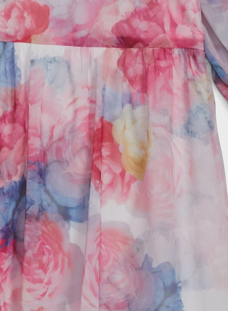 Chi Chi London Girls Kids Printed Dress