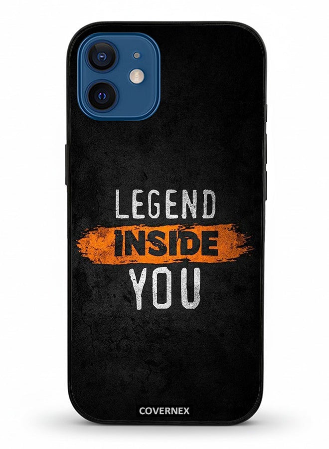 Covernex Apple iPhone 12 Protective Case Cover Printed Featuring Legend Inside You - Image 2