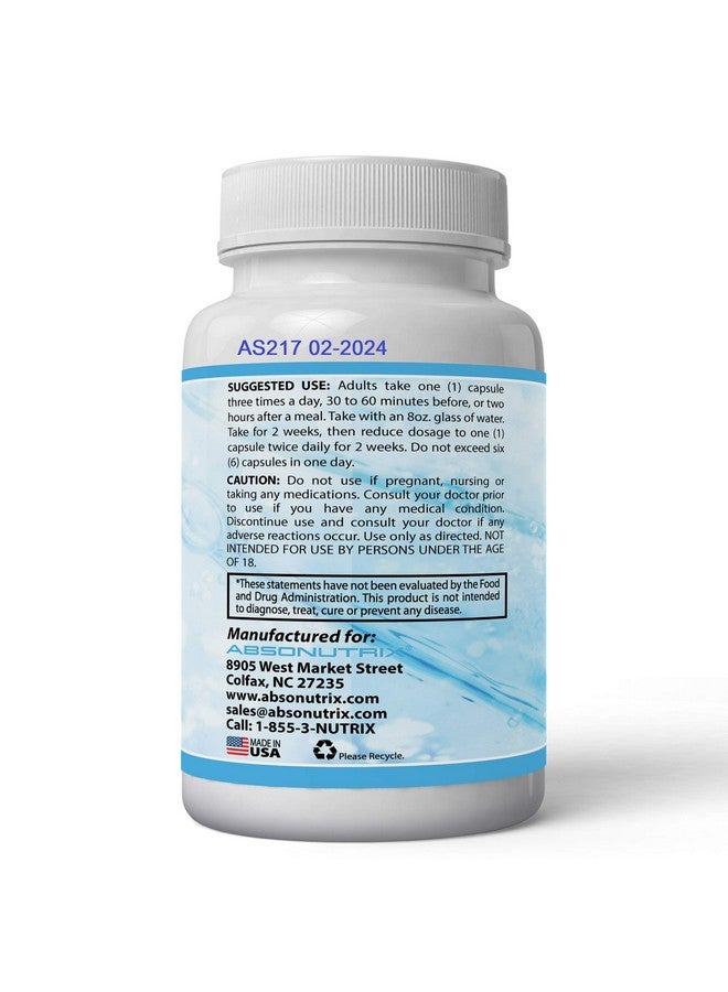 Absonutrix Serrapeptase 250,000 Units serratiopeptidase antioxidant 60 Vegetable Capsules Made in USA - Image 5
