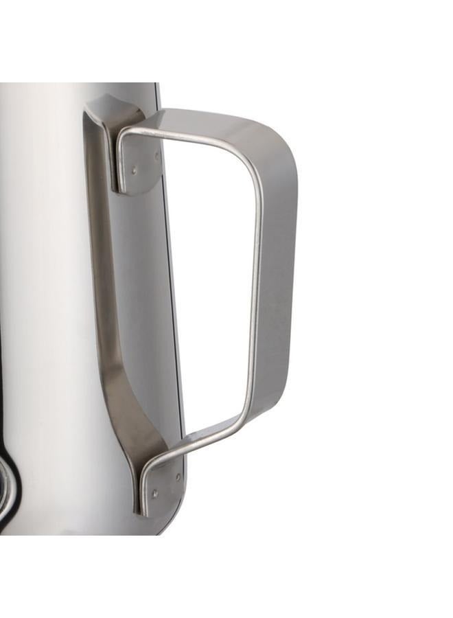 Coffee Milk Frothing Pitcher With Built-In Thermometer Silver 600ml-Stainless -Espresso Accessories,  - Image 2