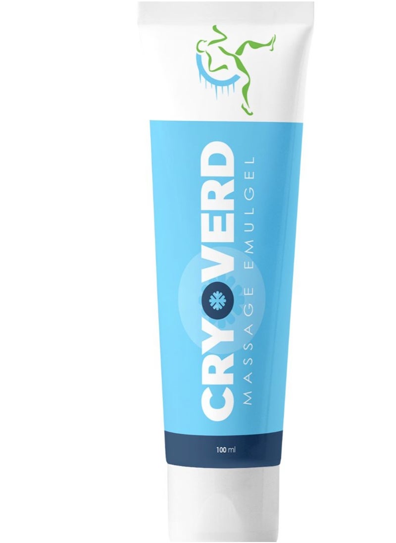 Cryoverd - CRYOVERD MASSAGE EMULGEL 100GM - Image 1