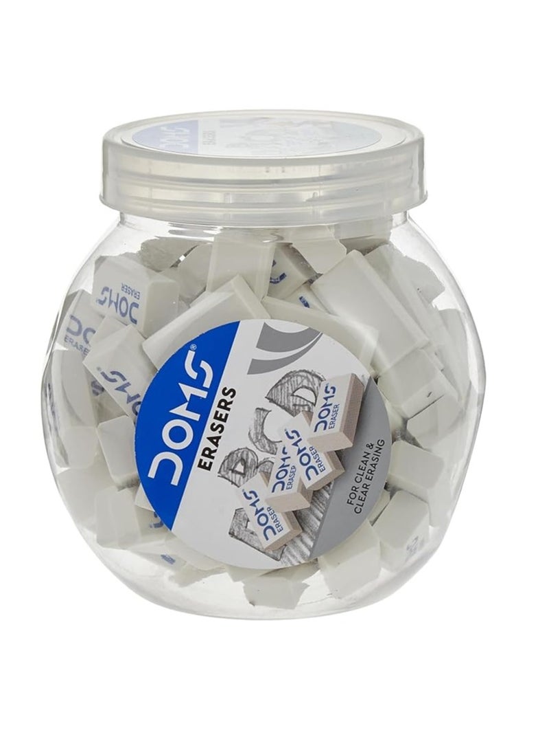 دومس مجموعة ممحاة بيضاء مكونة من 30 قطعة - Image 1