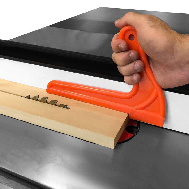 Orange Woodworking Safety Push Sticks 4Pcs Magnetic Push Block For Table Saw Hand Protection - Image 4