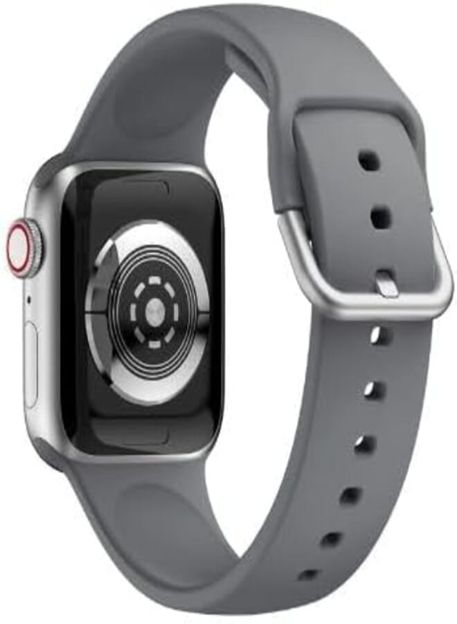 Next Next store Silicone Band Compatible with Apple Watch Ultra 49mm 45mm 44mm 42mm, Soft Silicone Strap with Classic Clasp for iWatch Series SE 8 7 6 5 4 3 2 1 Ultra