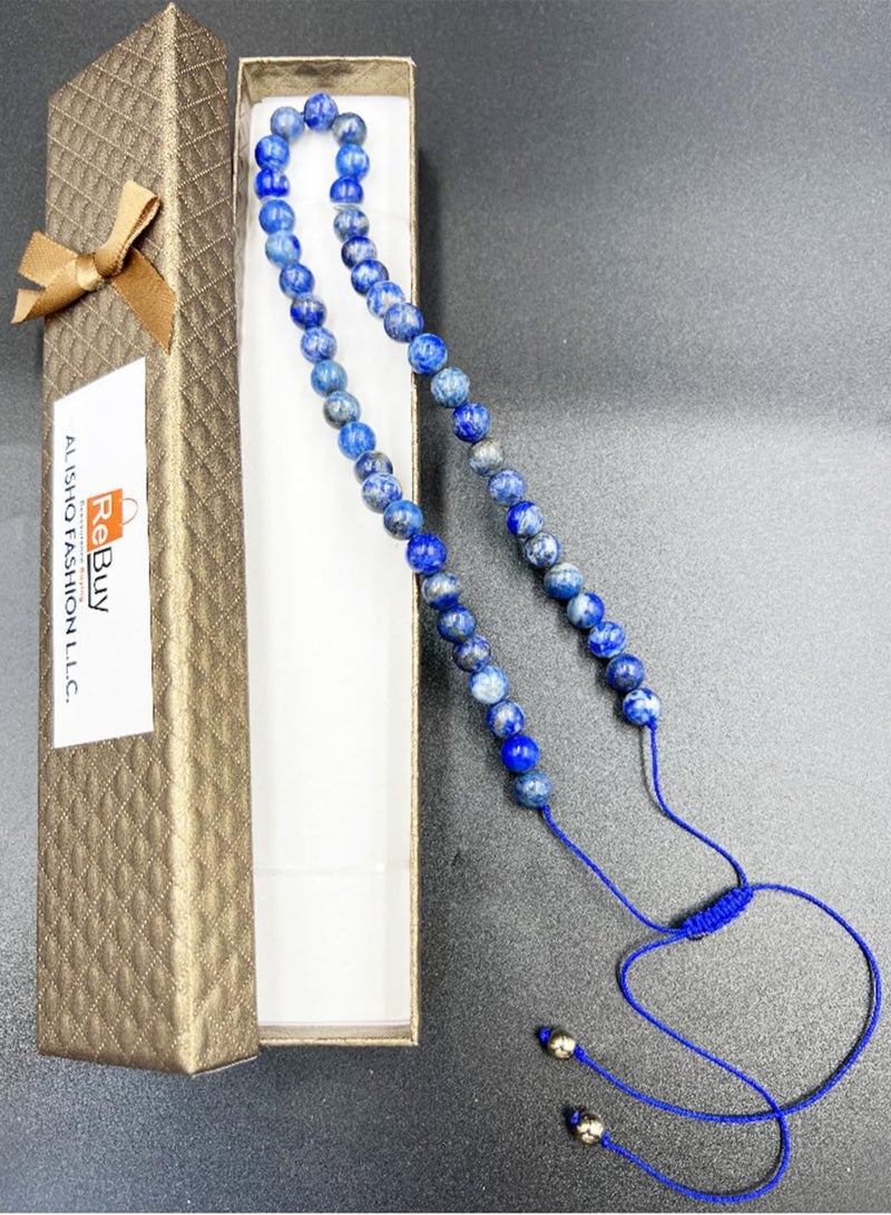 REBUY Lapis Lazuli Necklace for Women & Girls - Image 3