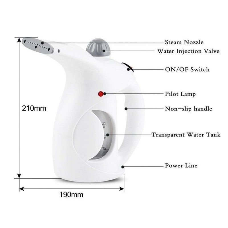 HEMIZA RZ608 Steam Vaporizer 1 Base Unit 1 Vaporizer Attachment 1 Nozzle Steamer Attachment 1 Steam Booster Multicolour - Image 4