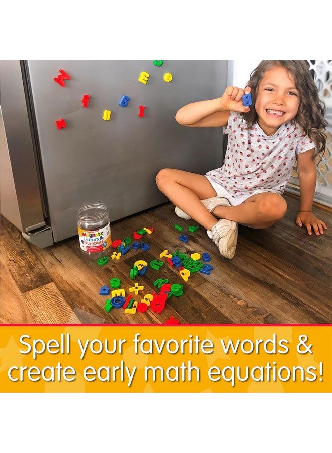 The Learning Journey: Magnetic Letters and Numbers for Toddlers - ABC 123 Alphabet Toy Magnets - 80-Piece Fridge Magnets for Kids and Toddlers - Toys & Gifts for Boys & Girls Ages 3 Years and Up - Image 4