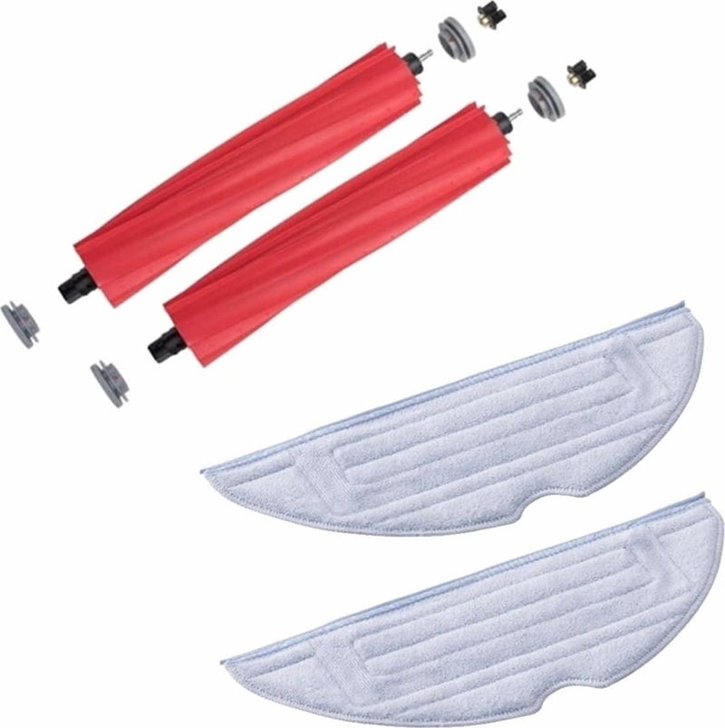 Roborge Roborock S7 Max V Ultra Robot Vacuum Cleaner Compatible 4-Piece Spare Parts Set 