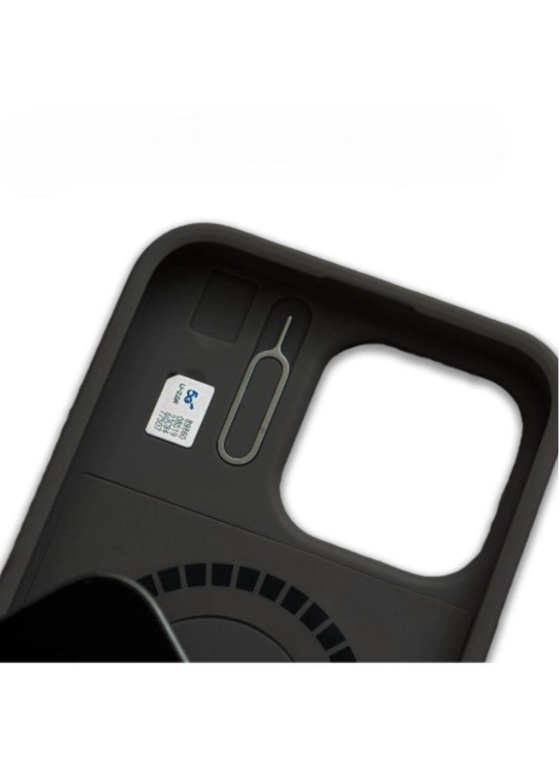 ماس كفر ماس ايفون 13برو ماكس إنڤينيت ماج سيف 6 في 1 أسود - Image 4