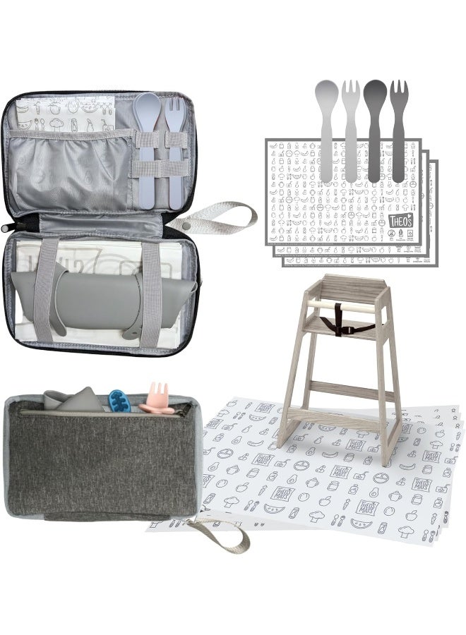 THEO'S Baby Led Weaning Supplies 12 Piece Clutch - Mealtime Essentials - Image 1