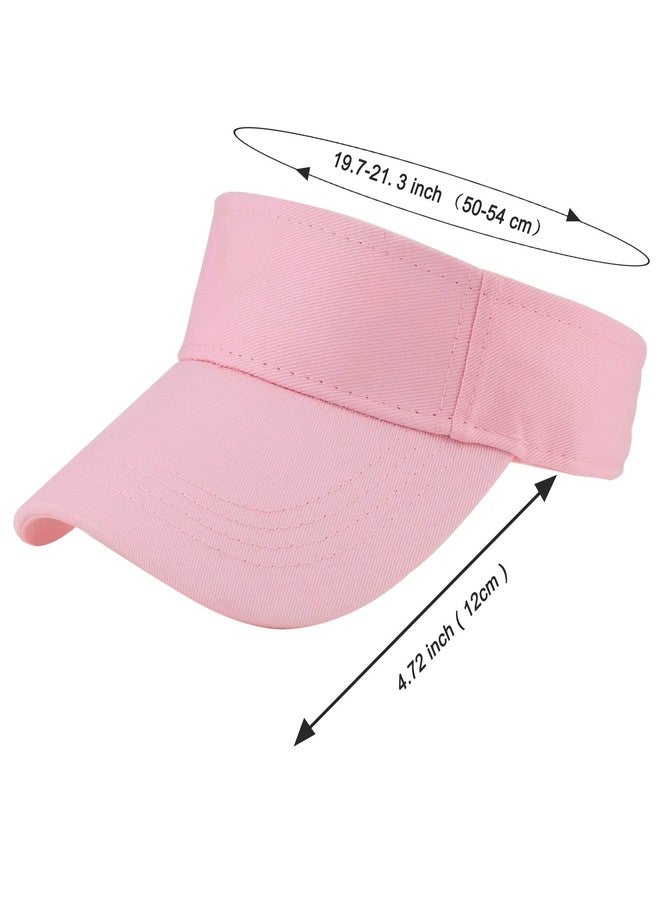 FGSS Toddlers-Cotton-Visor-Hat Adjustable Baby-Girls-Sun-Visor Summer-Beach-Hats Tennis-Sports-Caps for Little Kids 2-6T - Image 2