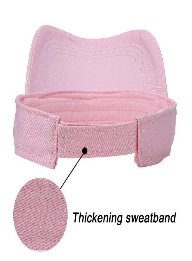 FGSS Toddlers-Cotton-Visor-Hat Adjustable Baby-Girls-Sun-Visor Summer-Beach-Hats Tennis-Sports-Caps for Little Kids 2-6T - Image 5