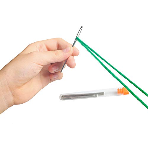 Hekisn Large-Eye Blunt Needles, 6 Piece Pro Quality Stainless Steel Yarn Knitting Needles, Sewing Needles, Crafting Knitting Weaving Stringing Needles (6 Pieces) - Image 4