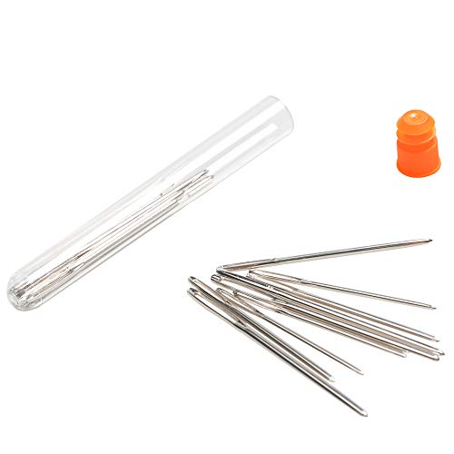 Hekisn Large-Eye Blunt Needles, 6 Piece Pro Quality Stainless Steel Yarn Knitting Needles, Sewing Needles, Crafting Knitting Weaving Stringing Needles (6 Pieces) - Image 5