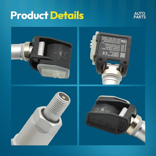 Ynovvo A0009052102 4 Pcs 433MHz Pre-Programmed TPMS Sensor Tire Pressure Monitor Sensors Fit for Mercedes-Benz E300 E400 E450 for Mercedes-Benz AMG GT 53/63/63S 2017-2021 - Image 4