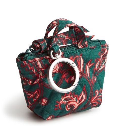 Vera Bradley Premium Cotton Original Tote Bag Charm, Victorian Vines - Image 1