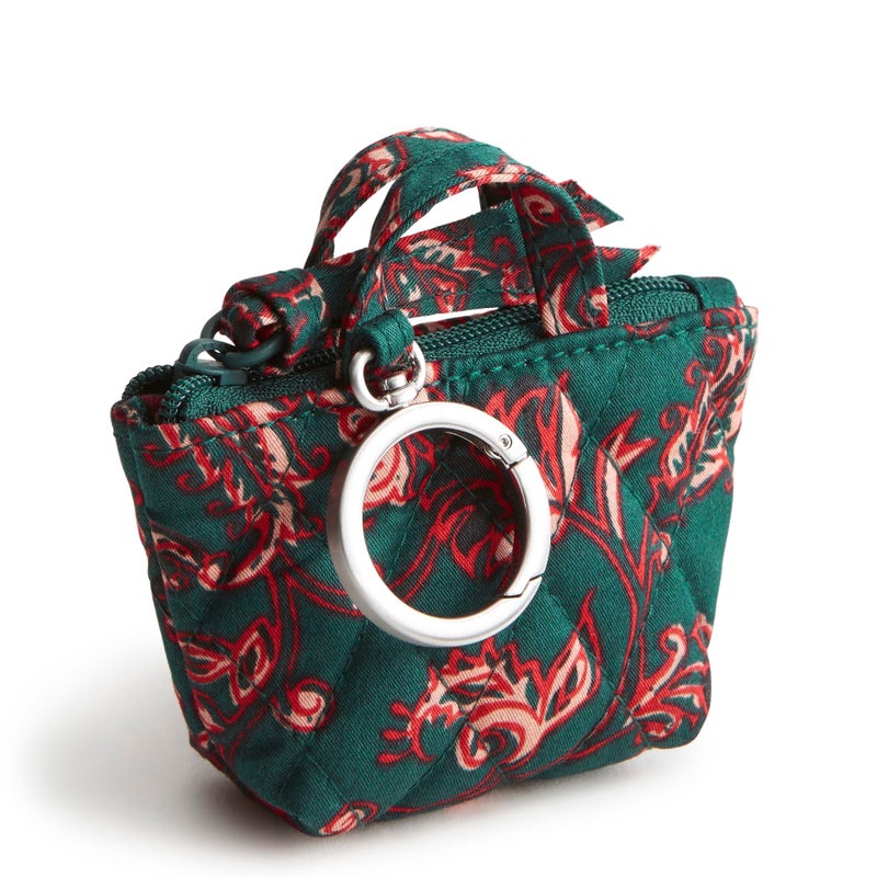Vera Bradley Premium Cotton Original Tote Bag Charm, Victorian Vines - Image 5