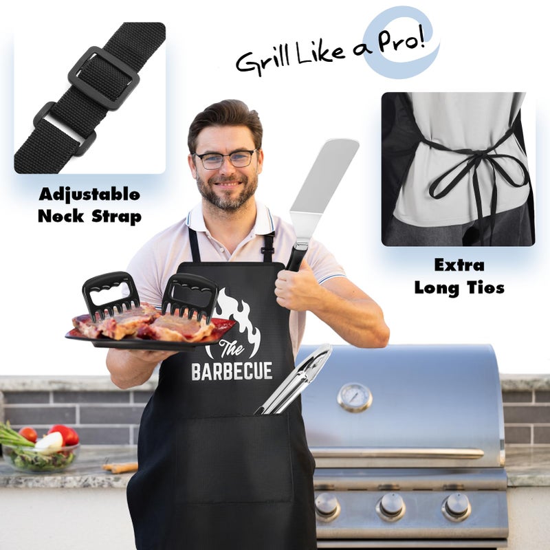 Pontual 31PCS Griddle Accessories Kit for Blackstone, Flat Top Hibachi Grill Spatula Set with 2 Melting Domes, Burger Press, Patty Maker and Apron, Professional Teppanyaki Tools Gifts for Outdoor BBQ - Image 5