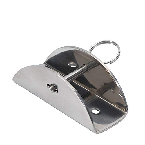 Lewmar Boat Anchor Lock for Anchors up to 55 lbs., Stainless Steel, for 3/8" Chains or Shackles, Fits Bow Rollers on Boats 20-50', 1/4" Diameter Captive Pin - Image 2