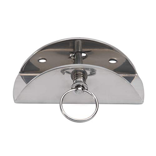 Lewmar Boat Anchor Lock for Anchors up to 55 lbs., Stainless Steel, for 3/8" Chains or Shackles, Fits Bow Rollers on Boats 20-50', 1/4" Diameter Captive Pin - Image 3