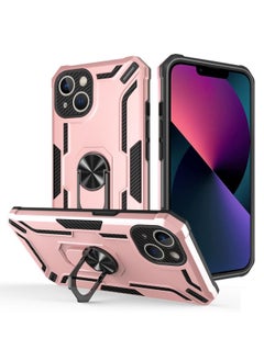 Generic Case Cover For iPhone 13 Warship Armor 2 in 1 Shockproof Phone Case Rose Gold 