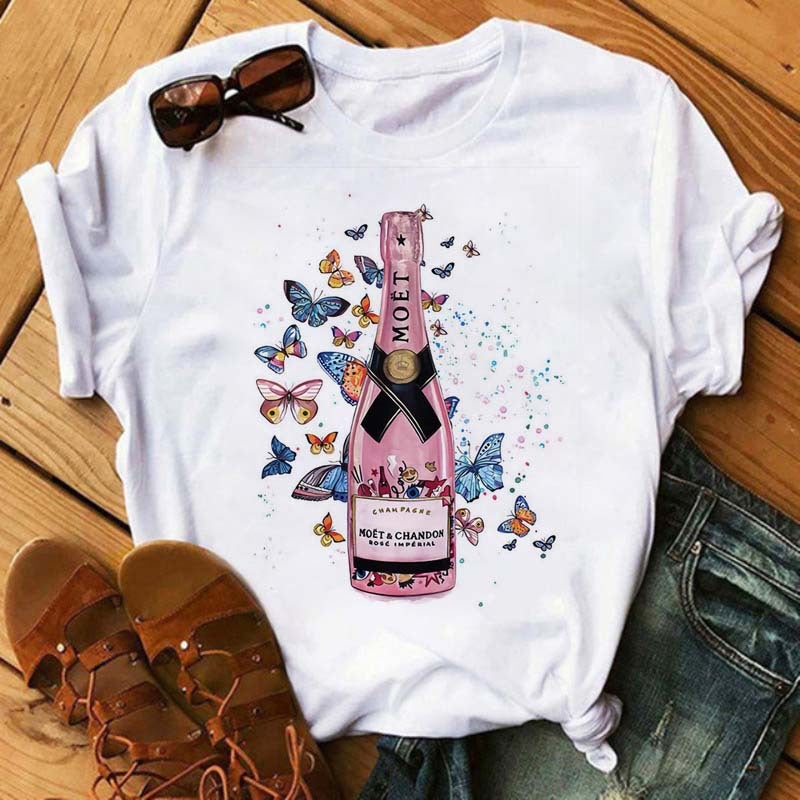 [Send On The Same Day] Supply T-Shirt Printed T-Shirt Women'S Short-Sleeved Women'S Clothing - Image 4