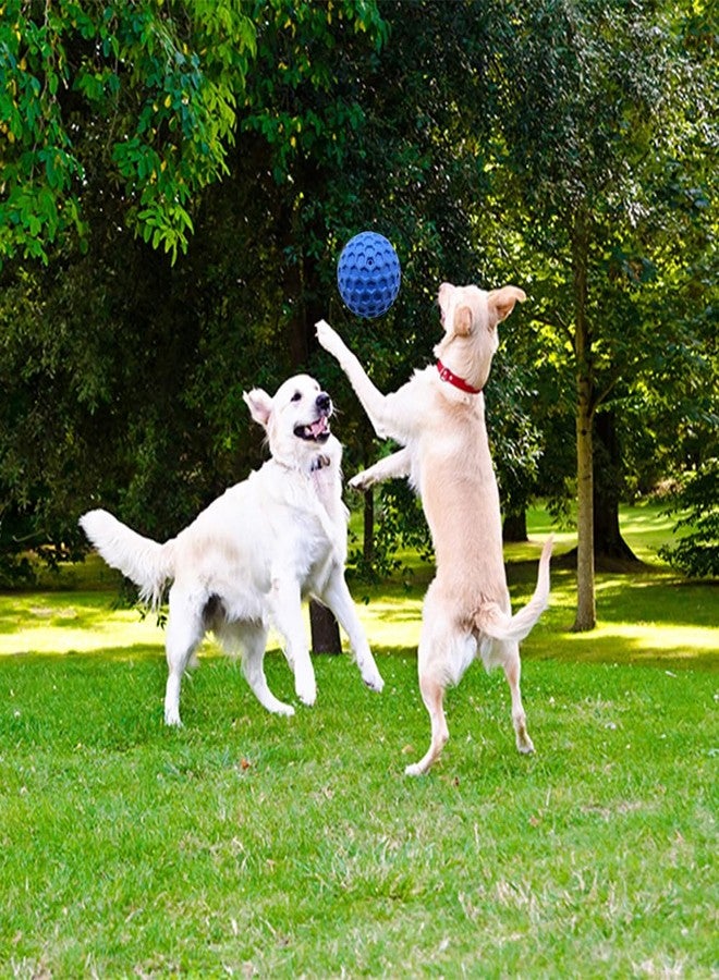 SLAUNT Indestructible Squeaky Dog Ball, Large/Medium Dog Aggressive Chewing,Interactive Dog Toy Relieves Anxiety, Cleans Teeth,Outdoor Waterproof - Image 4